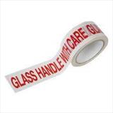 Printed Glass Handle With Care Tape